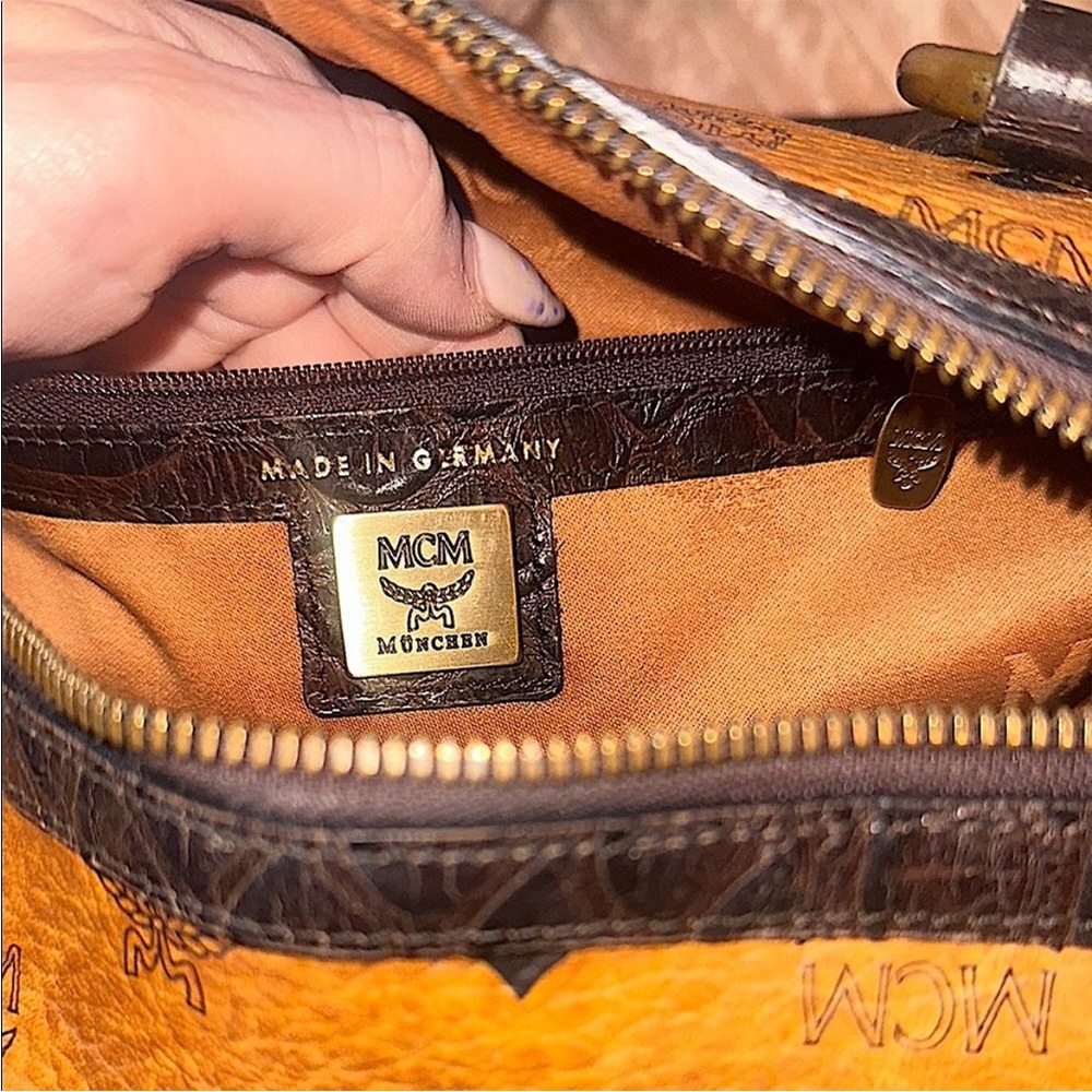 MCM Croc Leather Made In Germany Handbag. ZERO callouts - Picture 2 of 15
